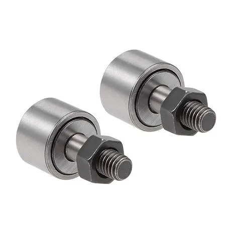 CF6 Cam Follower KR16 Needle Roller Bearing, 16mm Roller Diameter, 11mm Roller Width, M6 Standard Stud